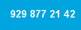 929 877 21 42 929 877 21 42
